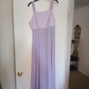 Beautiful Lavender formal gown with scarf
